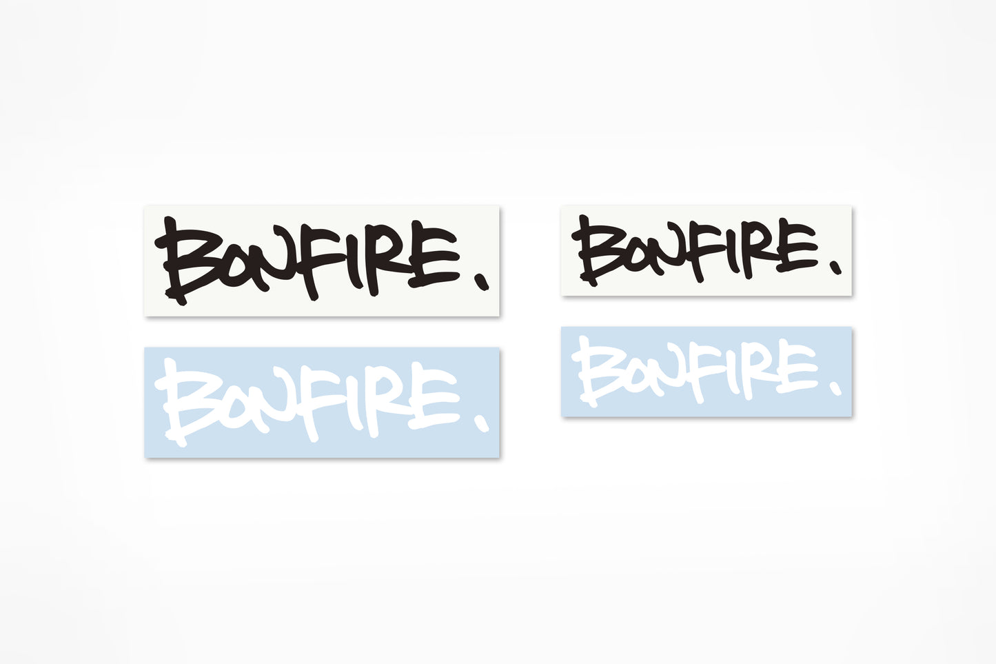 BONFIRE STICKER / HANDWRITTEN