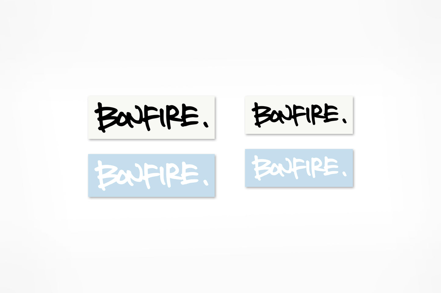 BONFIRE STICKER / HANDWRITTEN