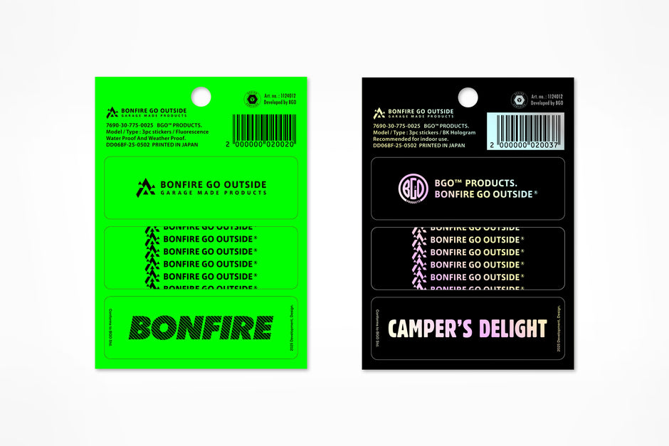 3PC STICKERS